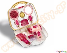 Βαλιτσάκι κομμωτηρίου με 8 αξεσουάρ  Παιδικά Μαγαζάκια - Πάγκοι Εργασίας