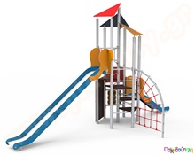 Κέντρο Παιδικής Χαράς Πολύχρωμο  Μεταλλικά Κέντρα Παιδικής Χαράς