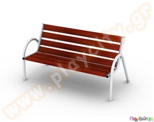 Παγκάκι με Πλάτη  Εξοπλισμός Πόλης - Παγκάκια - Κάδοι