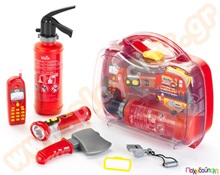 Βαλιτσάκι πυροσβέστη  Παιδικά Μαγαζάκια - Πάγκοι Εργασίας