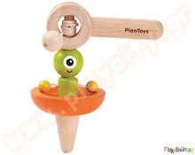 Ξύλινη Σβούρα Διαστημόπλοιο Plan Toys  Ξύλινα Βρεφικά Παιχνίδια