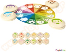 Παιχνίδι Μνήμης με Συναισθήματα Plan Toys  Εκπαιδευτικά Παιχνίδια με Συναισθήματα