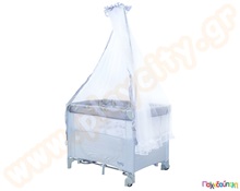 Παρκοκρέβατο Πτυσσόμενο Λίκνο  Βρεφικά Παρκοκρέβατα