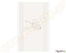 Σκληρή αλλαξιέρα γκρι αρκουδάκια  Βρεφικές Αλλαξιέρες-Φροντίδα Μωρού