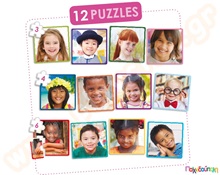 Χαρούμενα παιδιά του κόσμου  Πλαστικά Εκπαιδευτικά Παζλς