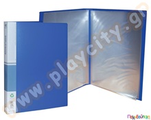 Φάκελοι σουπλ [clearbook] 20 φύλλων Α4 διάφορα χρώματα  Φάκελοι