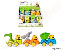 Όχημα εργάτρια μέλισσα 14 cm  Άθραυστα Παιδικά Οχήματα