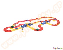 Μεγάλο σετ αυτοκινητόδρομου Viking city  Άθραυστα Παιδικά Οχήματα