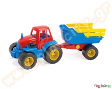 Τρακτέρ με καρότσα 41 εκ.  Πλαστικά Παιδικά Οχήματα