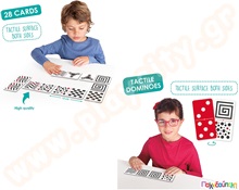 Ντόμινο με ανάγλυφη υφή  Εκπαιδευτικά Παιχνίδια με Αριθμούς - Νομίσματα