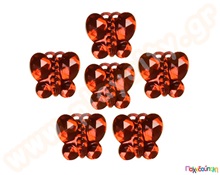 Διακοσμητικές πούλιες πεταλούδες σετ 100 τμχ 10mm  Διακοσμητικές Πούλιες