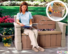 Παγκάκι με Χώρο Αποθήκευσης Step2  Παιδικά Παγκάκια