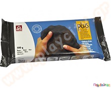 Πηλός φυτικός μαύρος χρώμα 500 gr  Πηλός Χειροτεχνίας