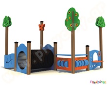 Κέντρο Παιχνιδιού Τούνελ στο Δάσος  Κέντρα Παιδικής Χαράς για ΑΜΕΑ