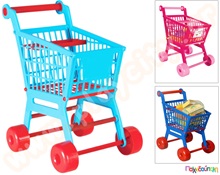 Πλαστικό καρότσι super market με τρόφιμα  Εξοπλισμός Παιδικού Σπιτιού