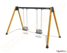 Κούνια δύο θέσεων ασφαλείας  Επαγγελματικές Κούνιες - Αμμοδόχοι