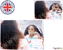 Παζλ με καλές πρακτικές υγιεινής - Πλένω τα δόντια μου  Ξύλινα Εκπαιδευτικά Παζλς