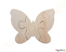 Ξύλινο παζλ - Πεταλούδα  Κατασκευές Χειροτεχνίας