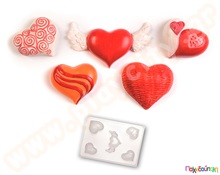 Καλούπι γύψου καρδιές  Εργαλεία Γύψου - Καλούπια