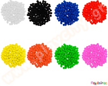Pom-poms σε 8 χρώματα 200 τμχ. 10mm  Διακοσμητικά Pom Poms