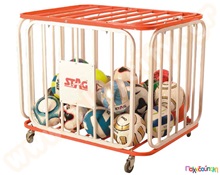 Μεταλλικό καλάθι για μπάλες  Συστήματα Αποθήκευσης - Παιχνιδόκουτα