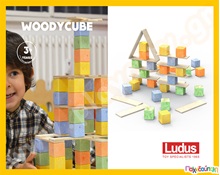 Κατασκευές Woody Cube  Ξύλινα Παιχνίδια Κατασκευών με Τουβλάκια