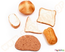 Ποικιλία 6 αρτοσκευασμάτων  Πλαστικά Παιδικά Τρόφιμα - Φρούτα - Λαχανικά