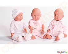 Τρία σύνολα φορμάκια κοριτσιού  Μωράκια - Φροντίδα Μωρού - Καροτσάκια