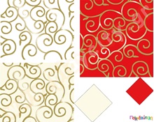 Χαρτόνι arabesken χρυσό 50x70 εκ, 220 gr  Χριστουγεννιάτικα Χαρτιά και Χαρτόνια