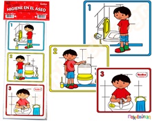 Πινακίδα υγιεινής αγοριού  Διακοσμητικά Τοίχου Παιδικού Δωματίου