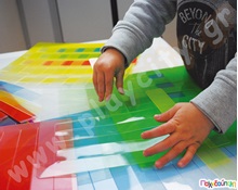 Πίνακες διαβάθμισης χρωμάτων  Εκπαιδευτικά Παιχνίδια με Σχήματα - Μεγέθη - Χρώματα