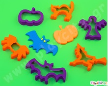 Σετ φόρμες πλαστελίνης Halloween  Εργαλεία Πλαστελίνης και Πηλού