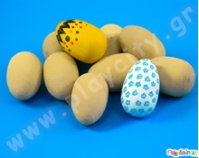 Ξύλινα αυγά  Διακοσμητικά Ξύλινα