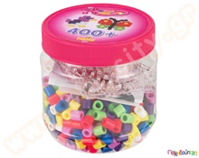 Σετ κατασκευής πεταλούδα με 400 χάντρες σε βάζο 10mm  Πλαστικά Παιχνίδια Κατασκευών με Χάντρες Maxi HAMA