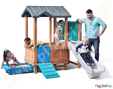 Σπιτάκι με τσουλήθρα και αμμοδόχο Step2  Συστήματα Παιδικής Χαράς