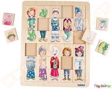 Match κ Mix, φανταστικές φιγούρες  Ξύλινα Εκπαιδευτικά Παζλς