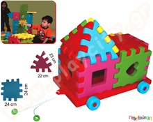 Κατασκευές με σχήματα-αυτοκινητάκι  Επιδαπέδια Παιχνίδια