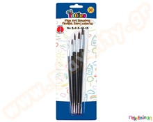 Σετ 5 πινέλα στρόγγυλα PONY HAIR  Πινέλα