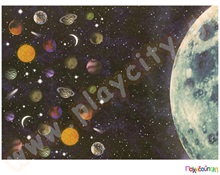 Χαρτόνι πλανήτες - σελήνη δύο όψεων  Χαρτόνια Τυπωμένα