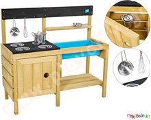 Ξύλινη παιδική κουζίνα Muddy Chef  Παιδικές Κουζίνες - Ψυγεία - Πλυντήρια