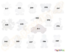 Κάδρα για χάντρες 5 χιλ. HAMA  Πλαστικά Παιχνίδια Κατασκευών με Χάντρες Midi HAMA