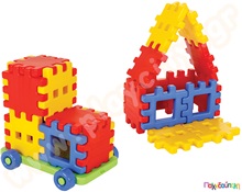 Κατασκευές Waffles  Πλαστικά Παιχνίδια Κατασκευών - Οικοδομικό Υλικό