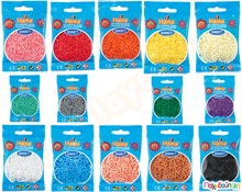 Χάντρες 2,5 χιλ. σε σακουλάκια με μονοχρωμία 2000 τμχ.  Πλαστικά Παιχνίδια Κατασκευών με Χάντρες Mini HAMA