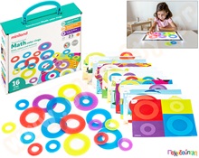 Διαφανείς κρίκοι με διαφορετική υφή  Εκπαιδευτικά Παιχνίδια με τις Αισθήσεις