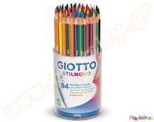 Ξυλομπογιές λεπτές GIOTTO STILNOVO Σετ 84 τεμάχια  Ξυλομπογιές