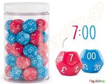 Ζάρια για την εκμάθηση της ώρας  Εκπαιδευτικά Παιχνίδια Ώρας - Χρόνου - Εποχών