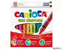 Κηρομπογιές CARIOCA 12 τεμαχίων  Κηρομπογιές