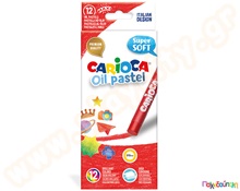 Λαδοπαστέλ CARIOCA 12 τεμαχίων  Λαδοπαστέλ