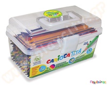 Ξυλομπογιές Tita CARIOCA 120 τεμαχίων σε πλαστικό κουτί  Ξυλομπογιές