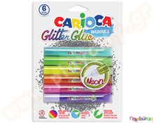 Χρυσόσκονη με κόλλα Neon CARIOCA 6 τεμαχίων  Κόλλες - Συγκολλητικά